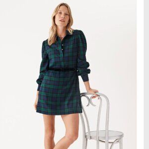 V. Vines Pippa Plaid Dress - Size M - NWT - Yuletide Blackwatch